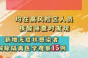 “新疆新增确诊6例无症状感染15例” 新疆新增3例无症状感染者行动轨迹？