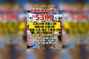 31省区市新增确诊32例,31省区市新增确诊2
