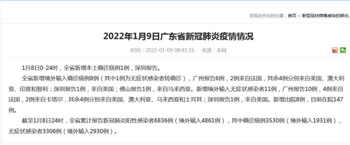 “广东新增本土确诊病例1例为珠海报告” 广东新冠疫情最新消息珠海？-第3张图片