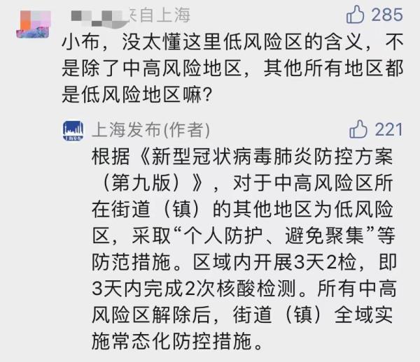 “上海2地调整为高风险区	” 上海高风险了吗？-第1张图片
