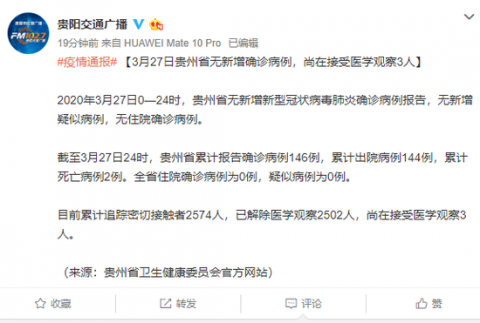 贵州新增2例本土确诊病例-贵州新增1例疑似病例-第1张图片