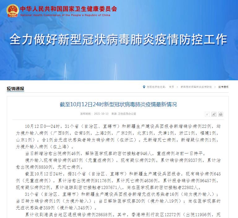 【中国新冠最新消息数据/中国新冠最新消息数据统计】-第1张图片