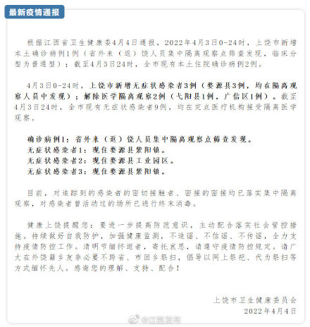 “江西新增本土无症状1例	” 江西新增一例无症状？-第2张图片